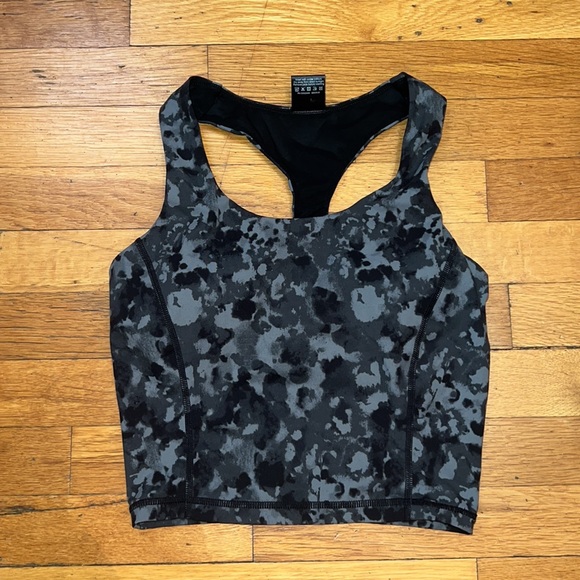 Sweaty Betty Power Workout Crop Top in Camo, size XS - Picture 2 of 10